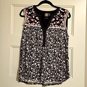 One September by Anthropologie Women's Sleeveless Top sz small
